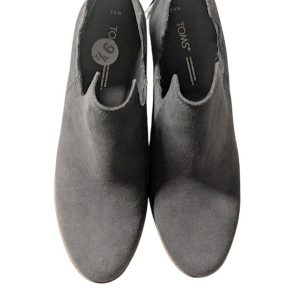 Toms Kallie Womens Cushion OrthoLite Eco Footbed Wedge Heel Bootie NWOB Size 9.5 - Picture 3 of 6